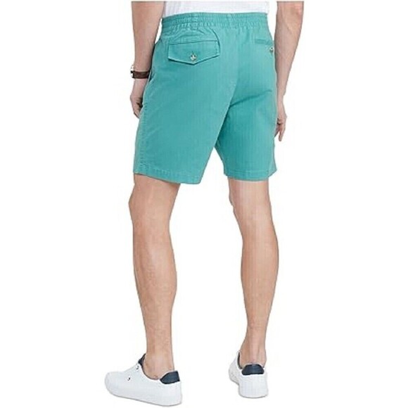 Tommy Hilfiger Mens Theo 7in Shorts Chino Stretch Cotton Glade Green Size XL - Picture 2 of 6